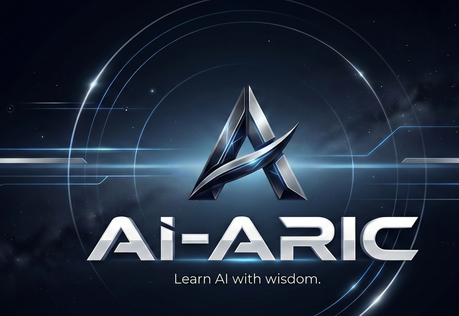Premium Ai-Aric brand hero artwork